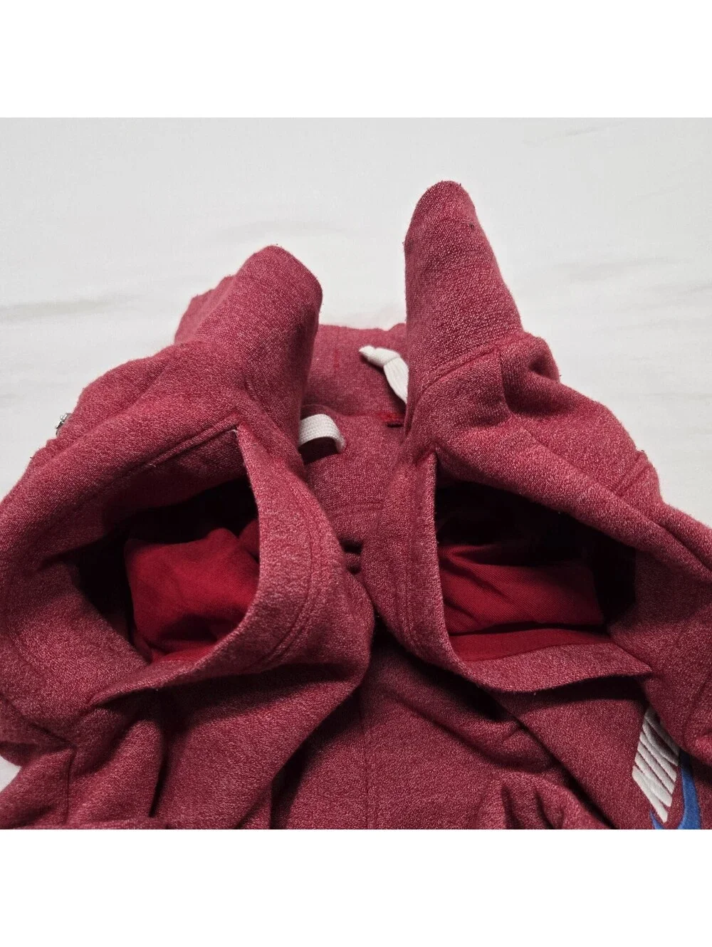 EUC Size MEDIUM Nike NSW Red Heather Terry Heritage Jogger Sweatpants 928441-687